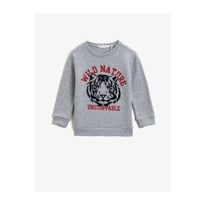 Koton Tiger Printed Sweatshirt