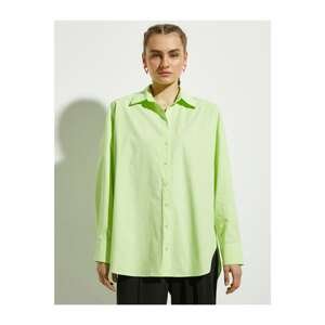 Koton Women's Green Cotton Shirt