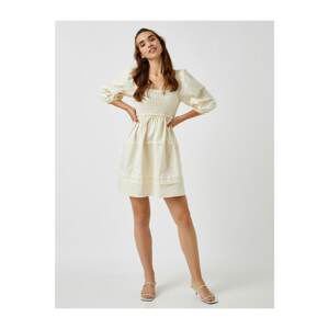 Koton 3/4 Sleeve Short Dress