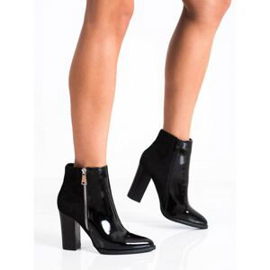 ERYNN STYLISH ANKLE BOOTS WITH DECORATIVE ZIPPER