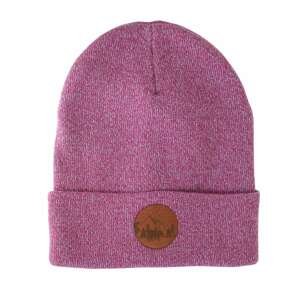 Kabak Unisex's Hat Beanie Cotton Dark Pink-451L/Light Blue-30052L Melange