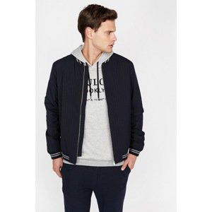 Koton Men's Navy Blue Coat