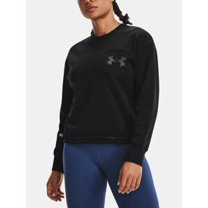 Under Armour Sweatshirt Rival Fleece Mesh Crew-BLK