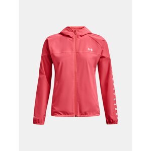 Under Armour Jacket Woven Hooded Jacket-PNK
