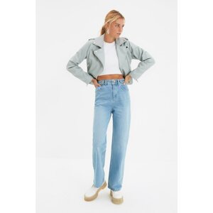 Trendyol Blue High Waist 90's Wide Leg Jeans