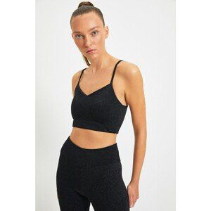 Trendyol Black Glitter Sports Bra