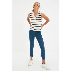 Trendyol Blue High Waist Skinny Jeans