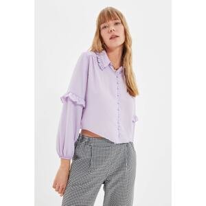 Trendyol Lilac Ruffle Detailed Shirt
