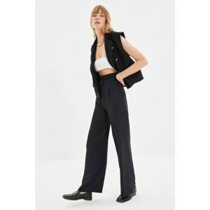 Trendyol Black Button Detailed Trousers