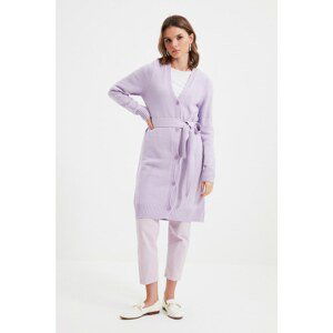 Trendyol Cardigan - Purple - Regular