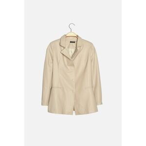 Trendyol Beige Buttoned Jacket