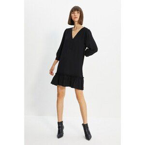 Trendyol Black V-Neck Dress