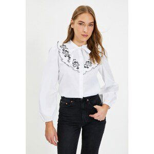 Trendyol Ecru Lace Shirt