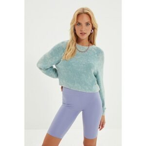 Trendyol Light Blue Crew Neck Knitwear Sweater