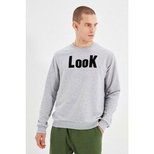 Trendyol Gray Men's Sweatshirt