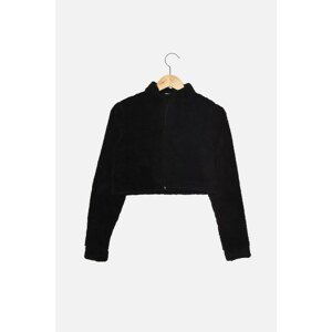 Trendyol Black Knitted Sweatshirt