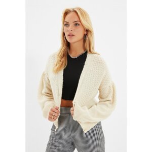 Trendyol Stone Crop Knitwear Cardigan