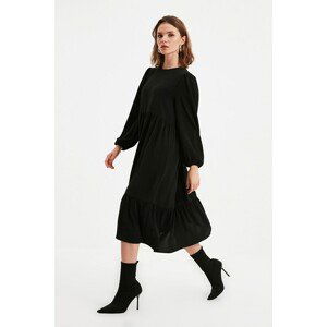 Trendyol Black Petite Crew Neck Dress