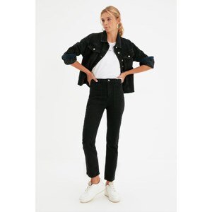 Trendyol Anthracite High Waist Bootcut Jeans