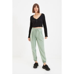 Trendyol Dark Mint Knitted Sweatpants