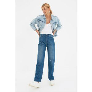 Trendyol Blue High Waist 90's Wide Leg Jeans