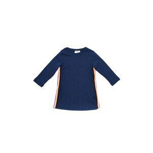 Trendyol Navy Blue Striped Girl Knitted Dress