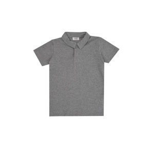 Trendyol Gray Boy Knitted Polo Neck T-shirt