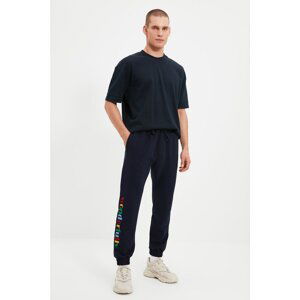 Trendyol Navy Blue Men's Regular Fit Sweatpants