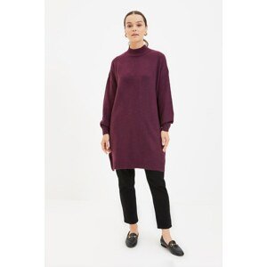 Trendyol Claret Red Basic Long Knitwear Sweater