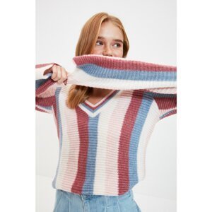 Trendyol Powder Color Block Knitwear Sweater