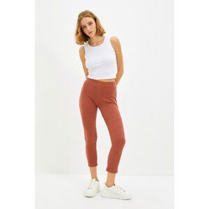 Trendyol Tile Knitwear Look Knitted Trousers