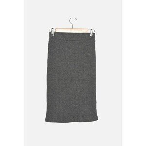 Trendyol Skirt - Gray - Midi