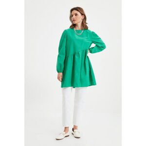 Trendyol Green Crew Neck Tunic