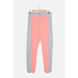 Trendyol Gray Color Block Basic Jogger Sports Trousers
