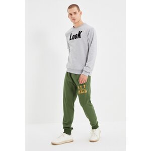 Trendyol Green Men's Regular Fit Sweatpants