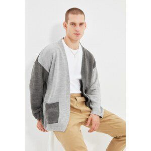 Trendyol Cardigan - Gray - Regular fit