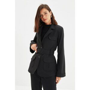 Trendyol Black Belted Jacket