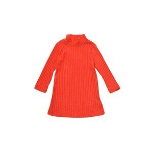 Trendyol Red High Collar Girl Knitted Dress