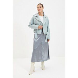 Trendyol Silver Satin Skirt