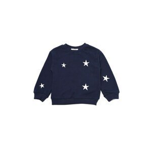 Trendyol Navy Blue Embroidery Girl Knitted Sweatshirt