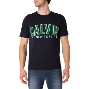 Calvin Klein T-shirt Eo/ Calvin Curved Ss, Beh - Men's