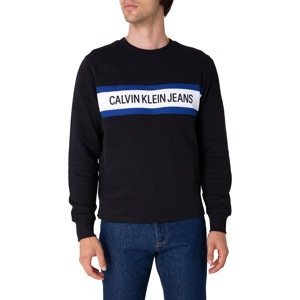 Calvin Klein Sweatshirt Eo/ Inst Chst Stripe, Bae - Men's