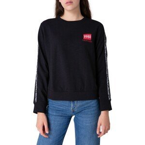 Calvin Klein T-shirt L/S Crew Neck, Ub1 - Women's