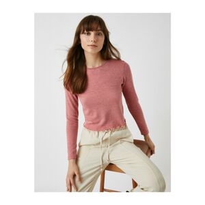 Koton Ruffle Waist T-Shirt Long Sleeve