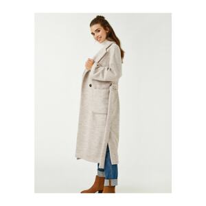 Koton Buttoned Pocket Detailed Coat