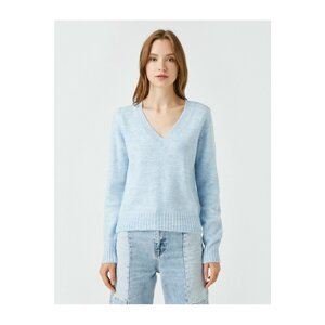 Koton 2kak92530ht Women's Sweater Light Blue