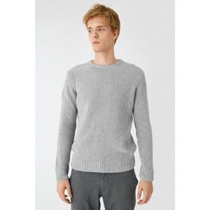 Koton Respect Life - Legislative Respect - Crew Neck Knitwear Sweater With Wool Content