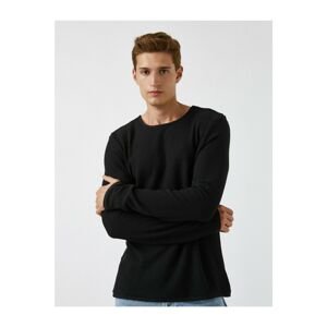 Koton Men's Black Basic Sweater
