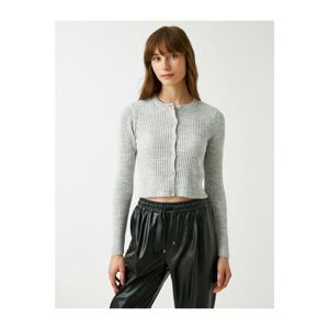 Koton Cardigan - Gray - Regular