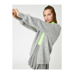 Koton Cardigan - Gray - Regular fit